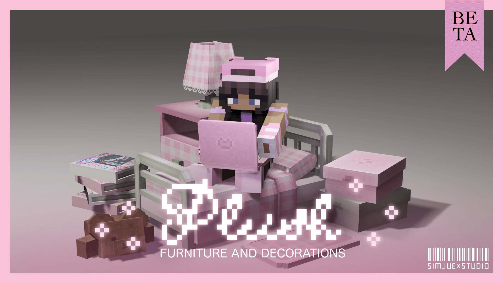 Мод: Plush Furniture — розовая мебель и декор